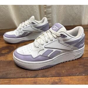 Reebok ATR Chill White / Dusk Purple Basketball Sneakers Shoes Women's Size 6